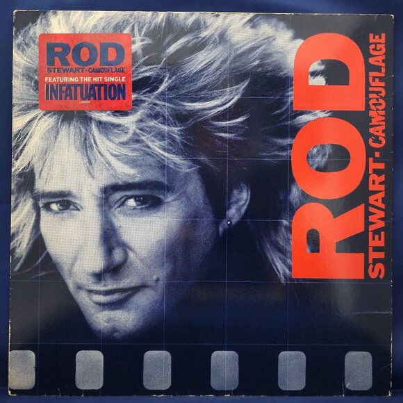Rod Stewart – Camouflage (1984) Vinyl LP - Picture 1 of 4